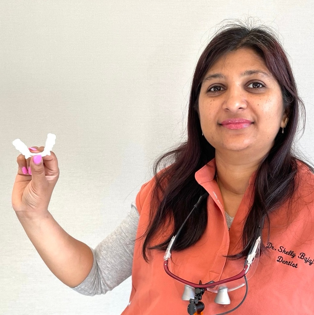 Dr. Shelly Bajaj with Night Guards